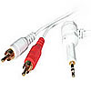 MP3 3.5mm ADAPTER CABLE - WHITE 