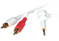 MP3 3.5mm Adapter Cable in White