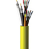 All-in-One Multimedia Cable with Fiber - Jacketed