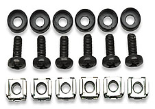 M 6 Cage Nut Set - Cup Washer & Screw Set