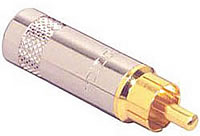 Neutrik NYS352G RCA Plug Gold