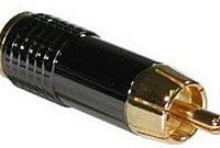 SonicWave™ RCA Male Connectors (8.5mm OD)