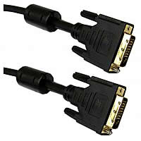 DVI-D Dual Link Cable, with Ferrite Bead