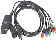 Component Video + Stereo Audio Cable for Wii Xbox 360 PS3