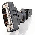 360° Rotating HDMI® Female to DVI-D™ Male Adapter