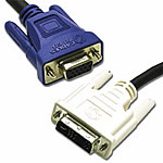 DVI-A Male to VGA Female  Extension Cables 