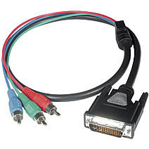 M1 to RCA Component Video Cable 