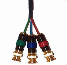 Plenum-Rated Component Video Cable with 3-BNC