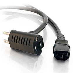 18 AWG Universal Right Angle Power Cord