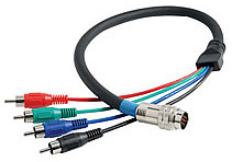 RapidRun™ Component Video with S/PDIF Digital Audio Flying Lead