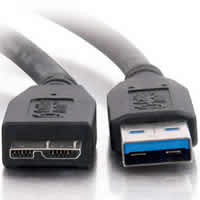 USB 3.0 A Male to Micro B Male Cable