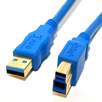 USB 3.0 A Male to B Male Cable