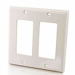 Decorative Double Gang Wall Plate Cover 