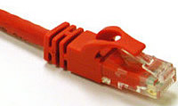 Cat6 550MHz Snagless Crossover Cable Red