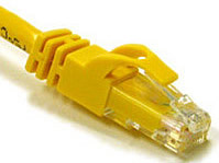 Cat6 550MHz Snagless Crossover Cable Yellow