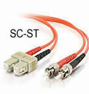 SC-ST 62.5/125 Duplex Multimode Fiber Cable