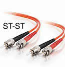 ST-ST 62.5/125 Duplex Multimode Fiber Cable