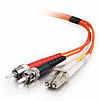Plenum-Rated Duplex 62.5/125 Multimode Fiber Patch Cable