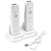 Penguin United Remote NiMh Dual Charging Dock for Wii