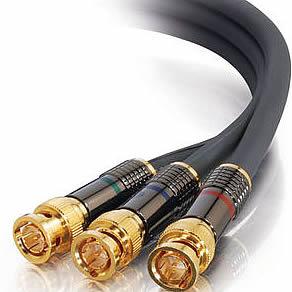 3 BNC to 3 BNC Video Cable