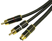 SonicWave™ Combined S-Video/Stereo Audio Cable