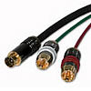 Plenum Rated S-Video with RCA Audio Cables 