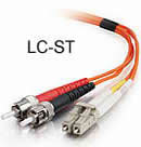 LC-ST 62.5/125 Duplex Multimode Fiber Cable