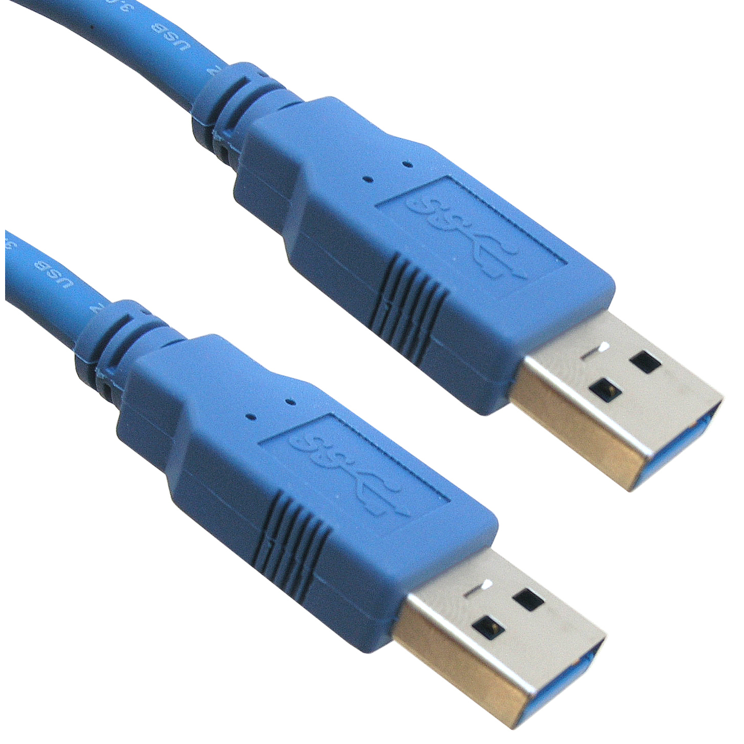 USB 3.0 A Male to A Male Cable Iin Blue